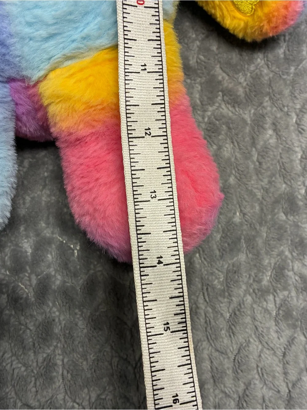 Care Bears Rainbow Star Plush - Pink, Purple, Blue, Yellow